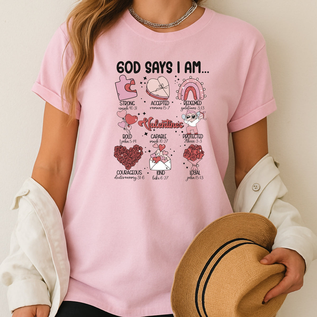 God Says I Am - Softstyle 100% Cotton T-Shirt – Comfy Unisex Fit, Premium Quality Tee