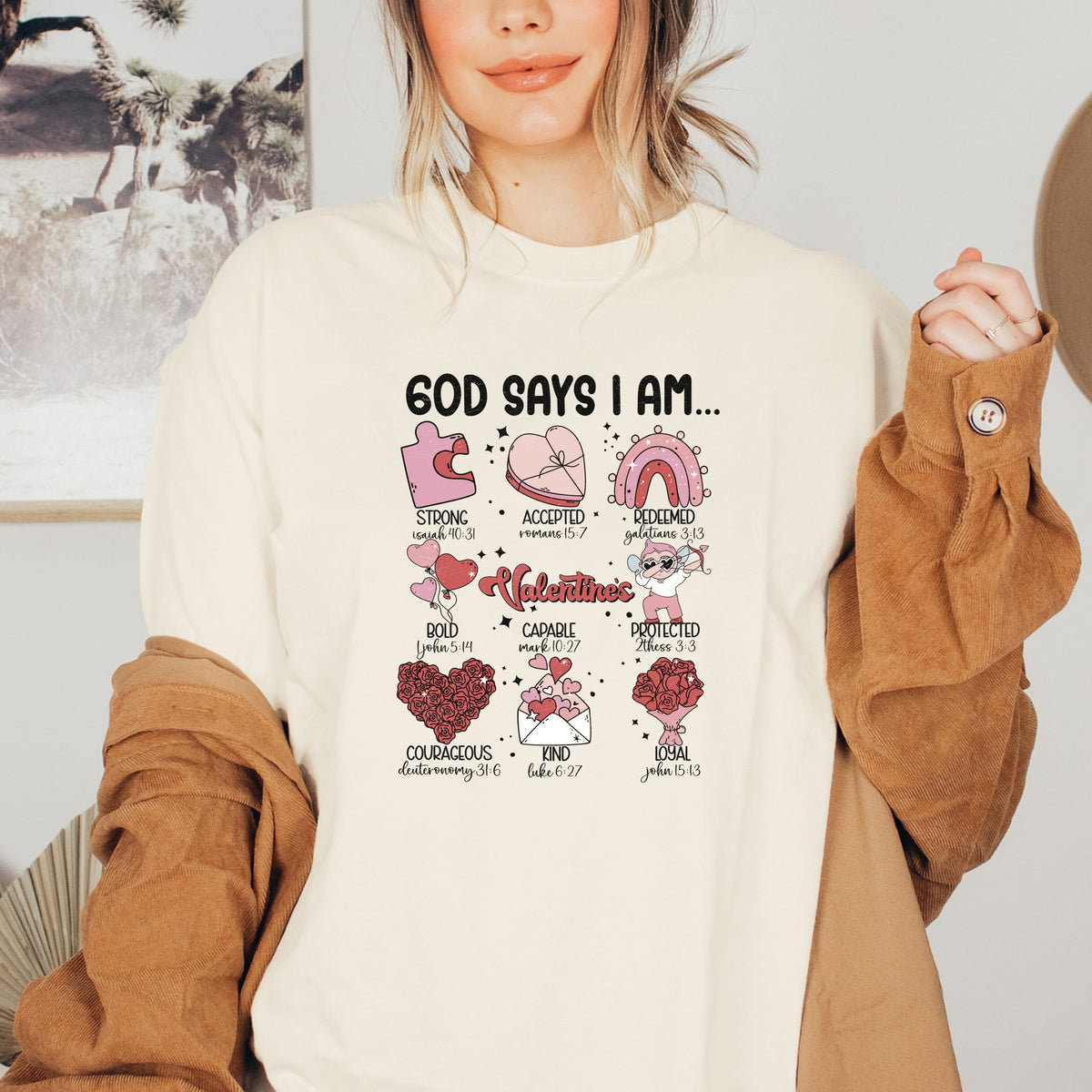 God Says I Am - Adult Softstyle T-Shirt