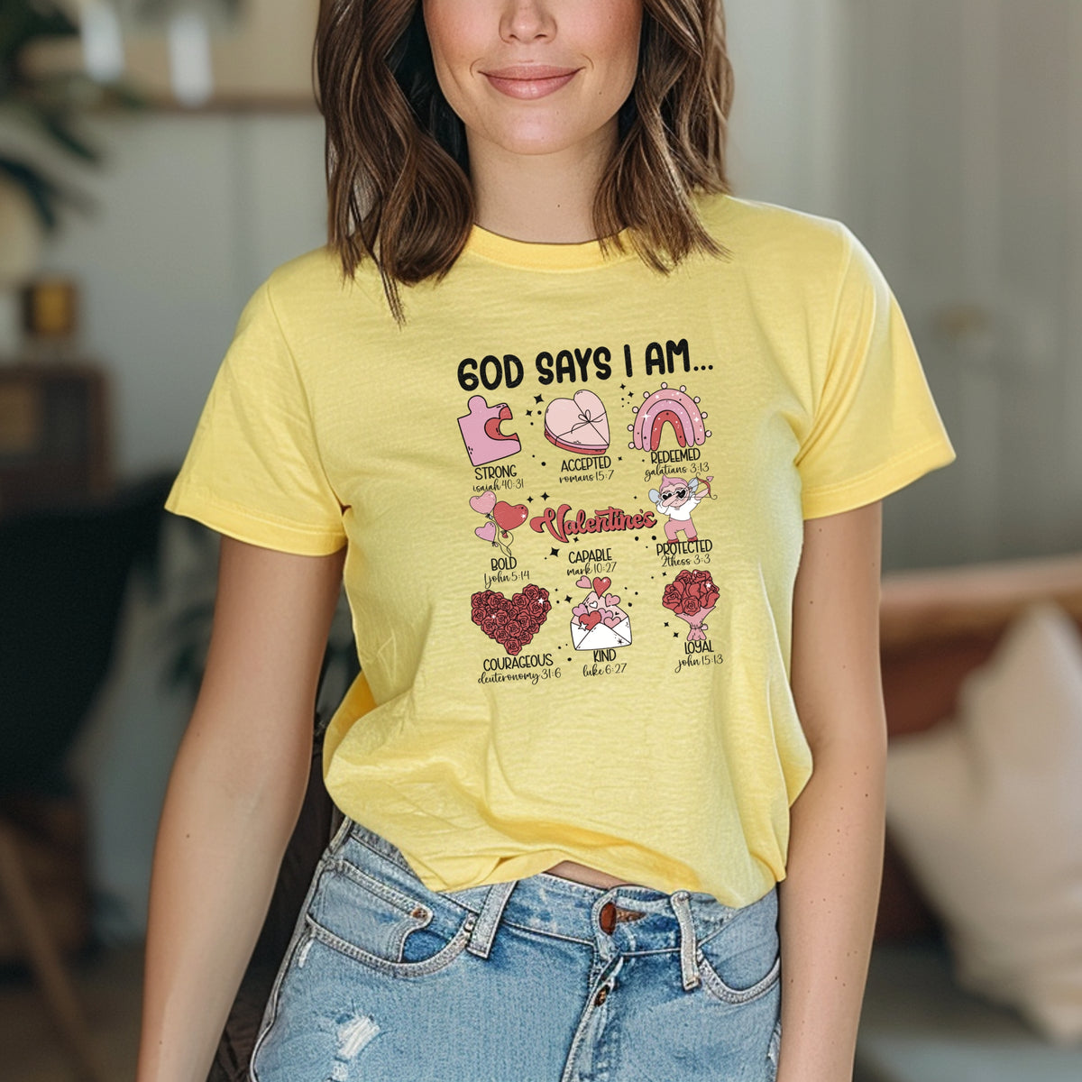 God Says I Am - Softstyle 100% Cotton T-Shirt – Comfy Unisex Fit, Premium Quality Tee