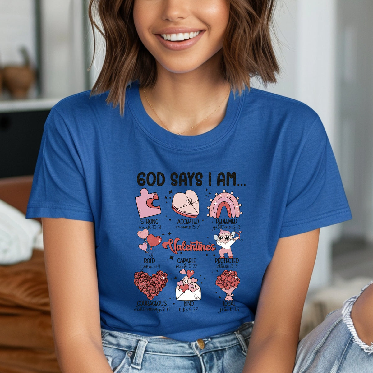 God Says I Am - Softstyle 100% Cotton T-Shirt – Comfy Unisex Fit, Premium Quality Tee