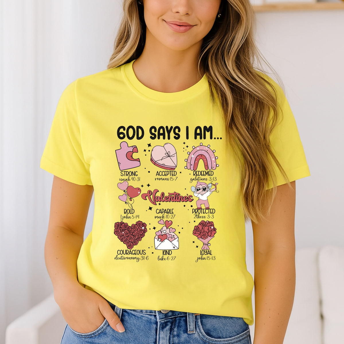 God Says I Am - Adult Softstyle T-Shirt