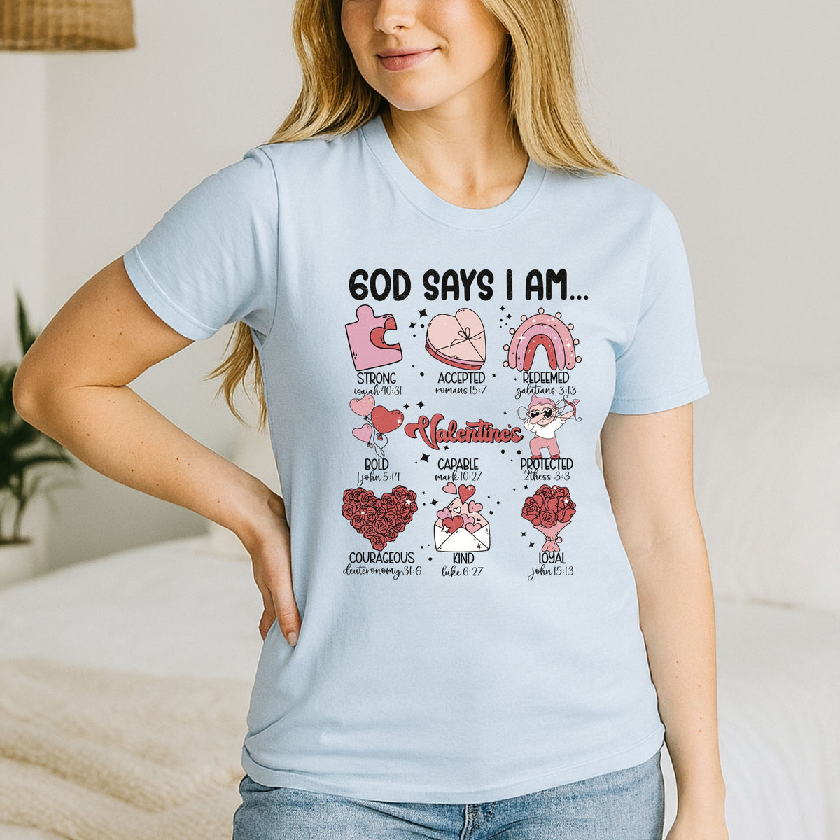 God Says I Am - Softstyle 100% Cotton T-Shirt – Comfy Unisex Fit, Premium Quality Tee