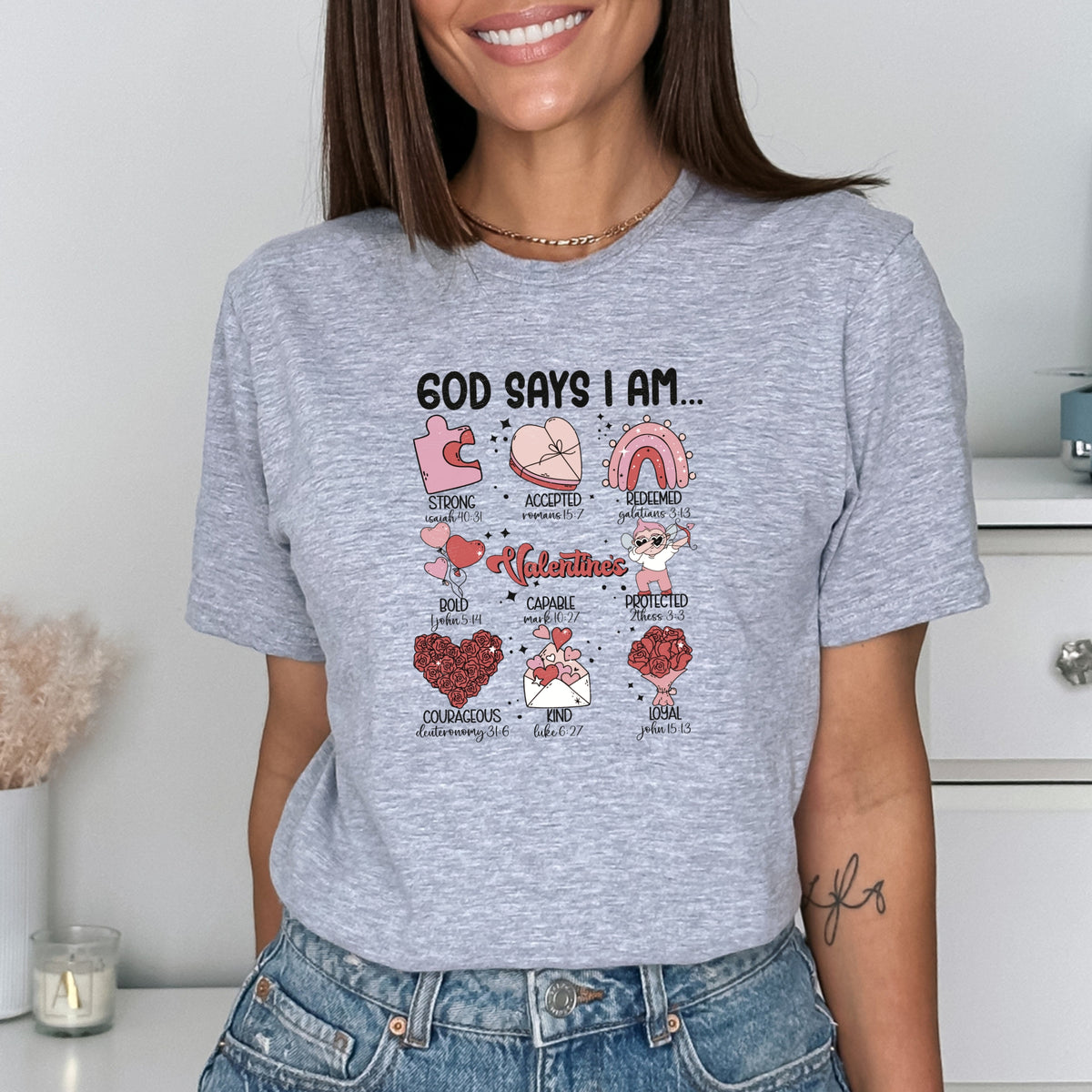 God Says I Am - Adult Softstyle T-Shirt