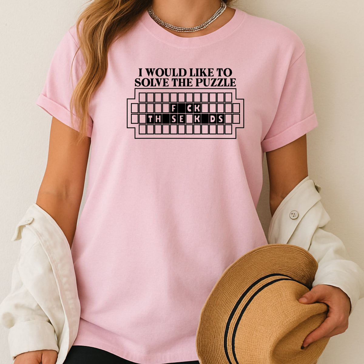 I Would Like to Solve The Puzzle Tee - Savage T-Shirt, Unfiltered Mood, Millennial Humor - Softstyle 100% Cotton T-Shirt – Comfy Unisex Fit, Premium Quality Tee