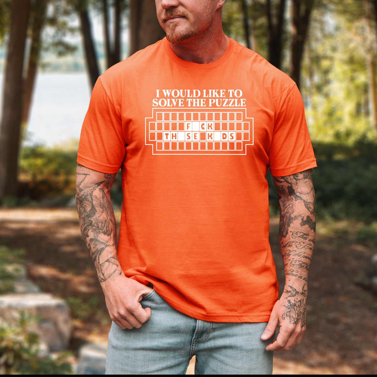 I Would Like to Solve The Puzzle Tee - Savage T-Shirt, Unfiltered Mood, Millennial Humor - Softstyle 100% Cotton T-Shirt – Comfy Unisex Fit, Premium Quality Tee