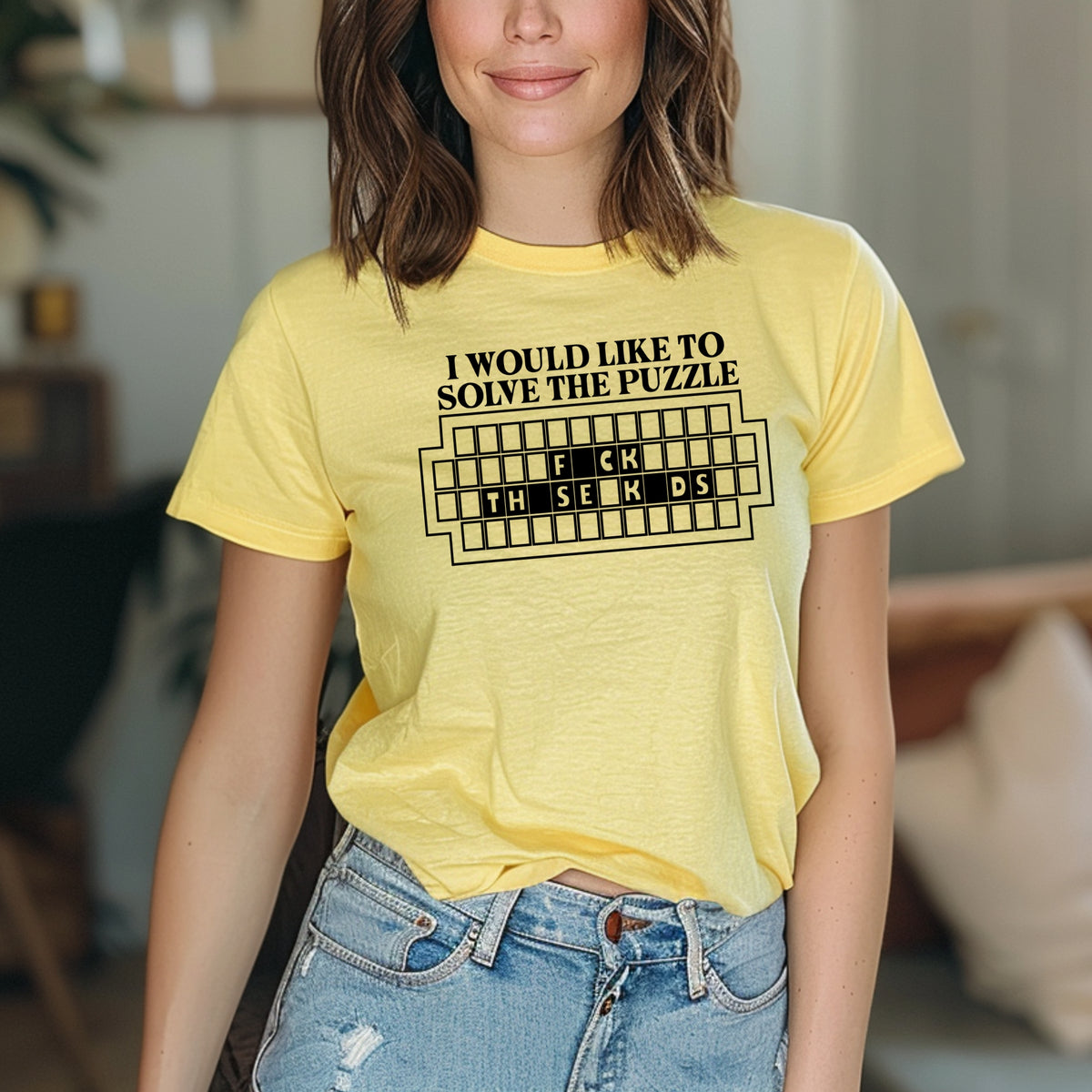 I Would Like to Solve The Puzzle - Adult Softstyle T-Shirt