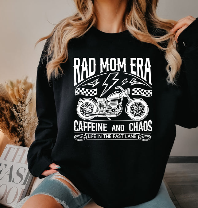 Rad Mom Era - Adult Crewneck Sweatshirt