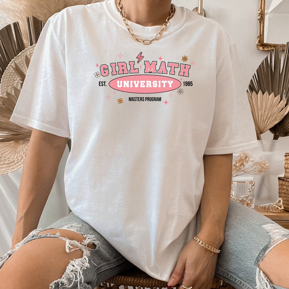 Girl Math University –  Adult Softstyle T-Shirt