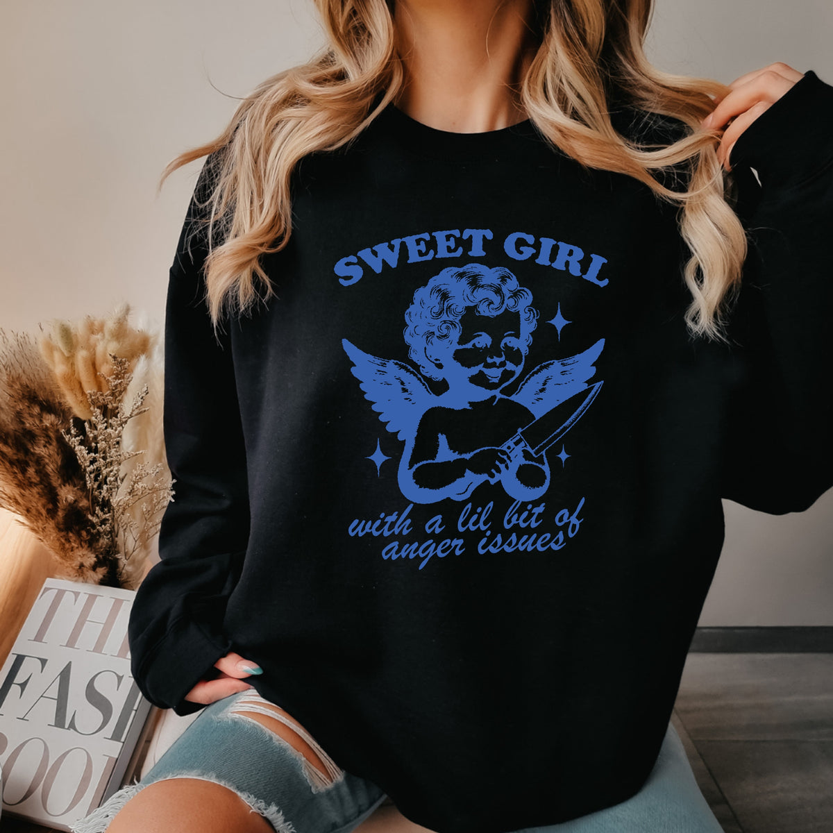 Sweet Girl - Adult Crewneck Sweatshirt