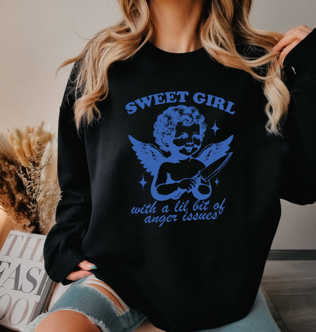 Sweet Girl - Adult Crewneck Sweatshirt