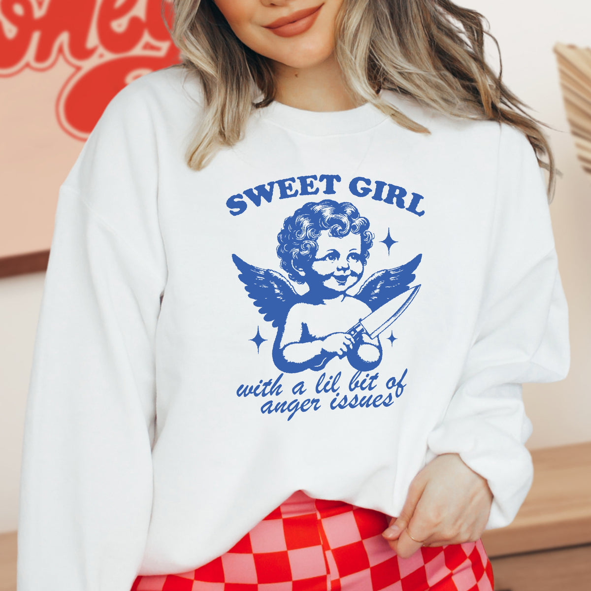 Sweet Girl - Adult Crewneck Sweatshirt