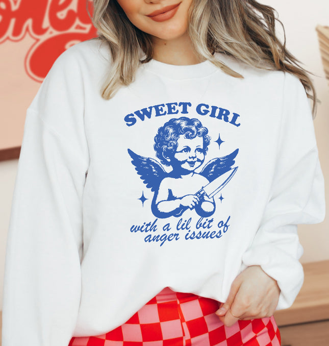 Sweet Girl - Adult Crewneck Sweatshirt