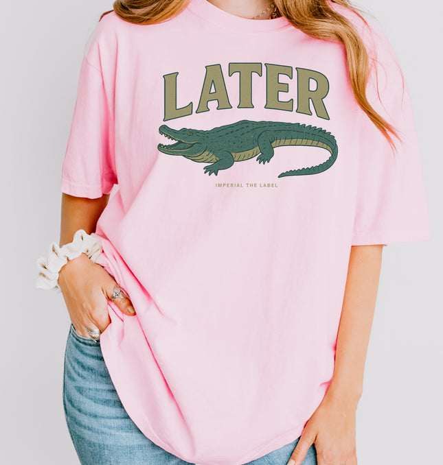 Later - Adult Comfort Colors T-Shirt