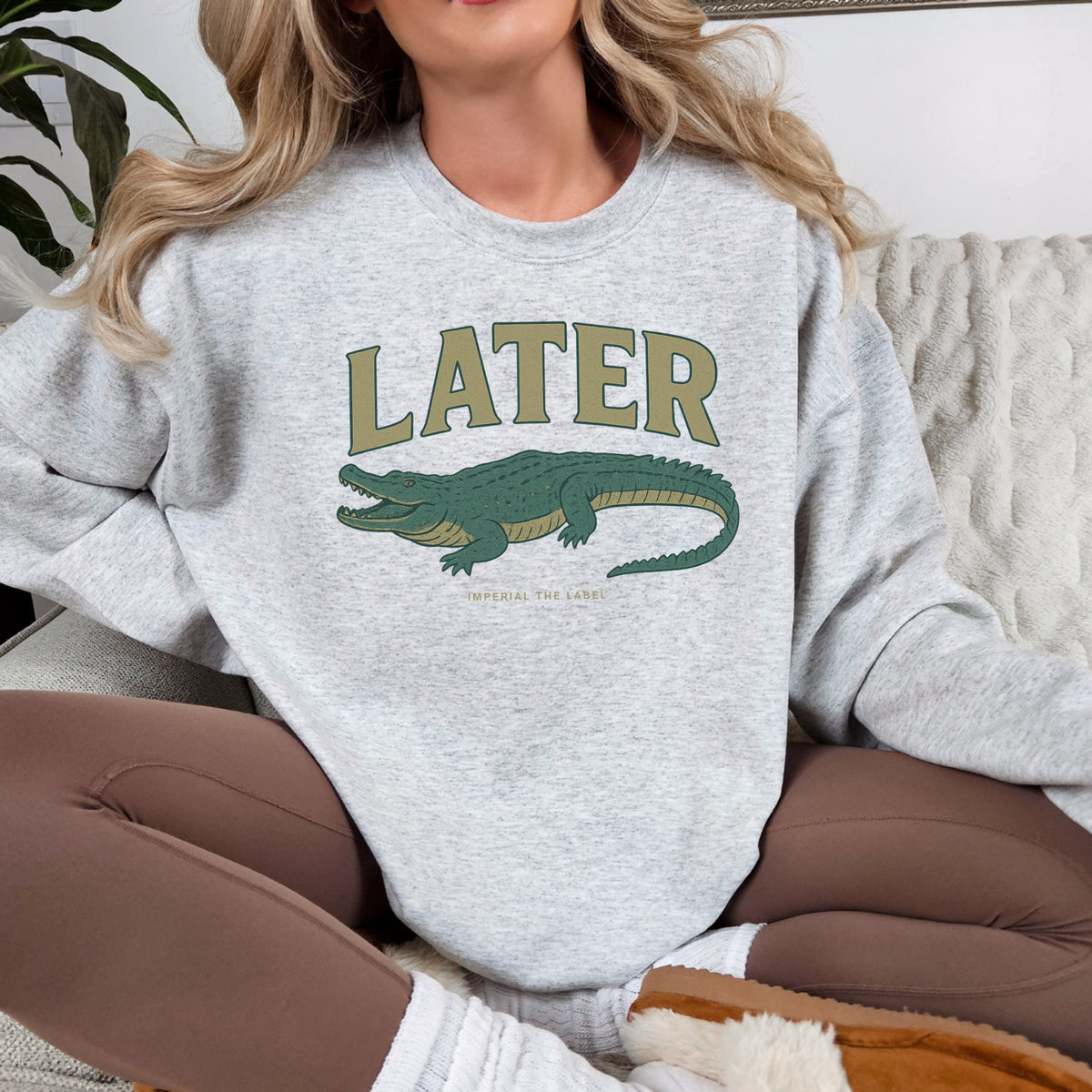 Later - Adult Crewneck Sweatshirt