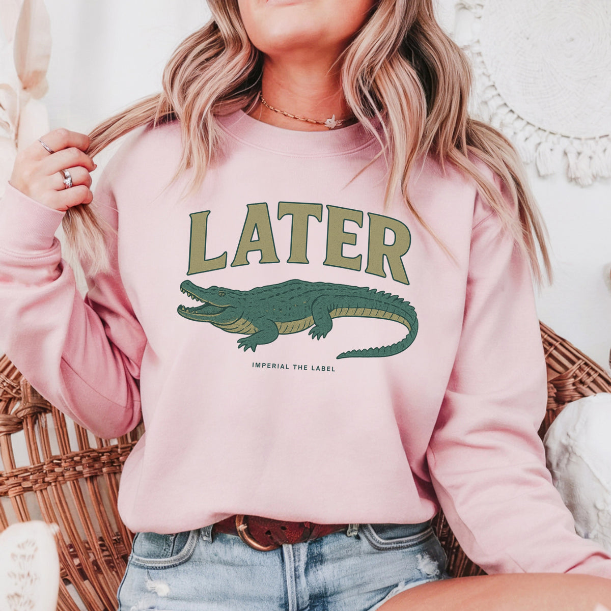 Later - Adult Crewneck Sweatshirt