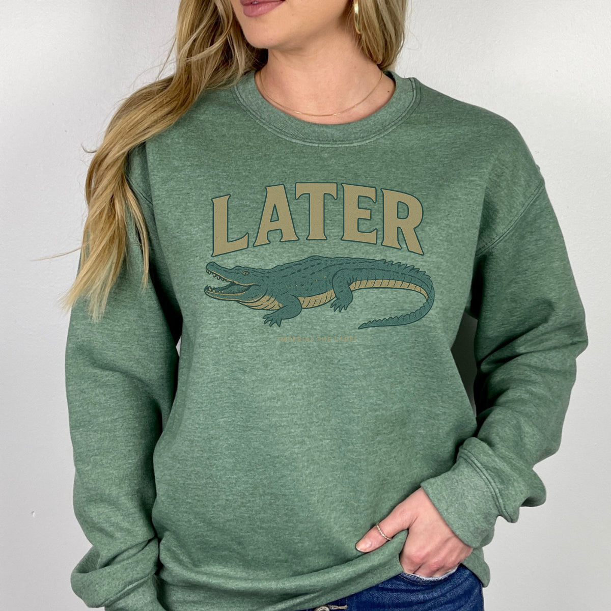Later - Adult Crewneck Sweatshirt