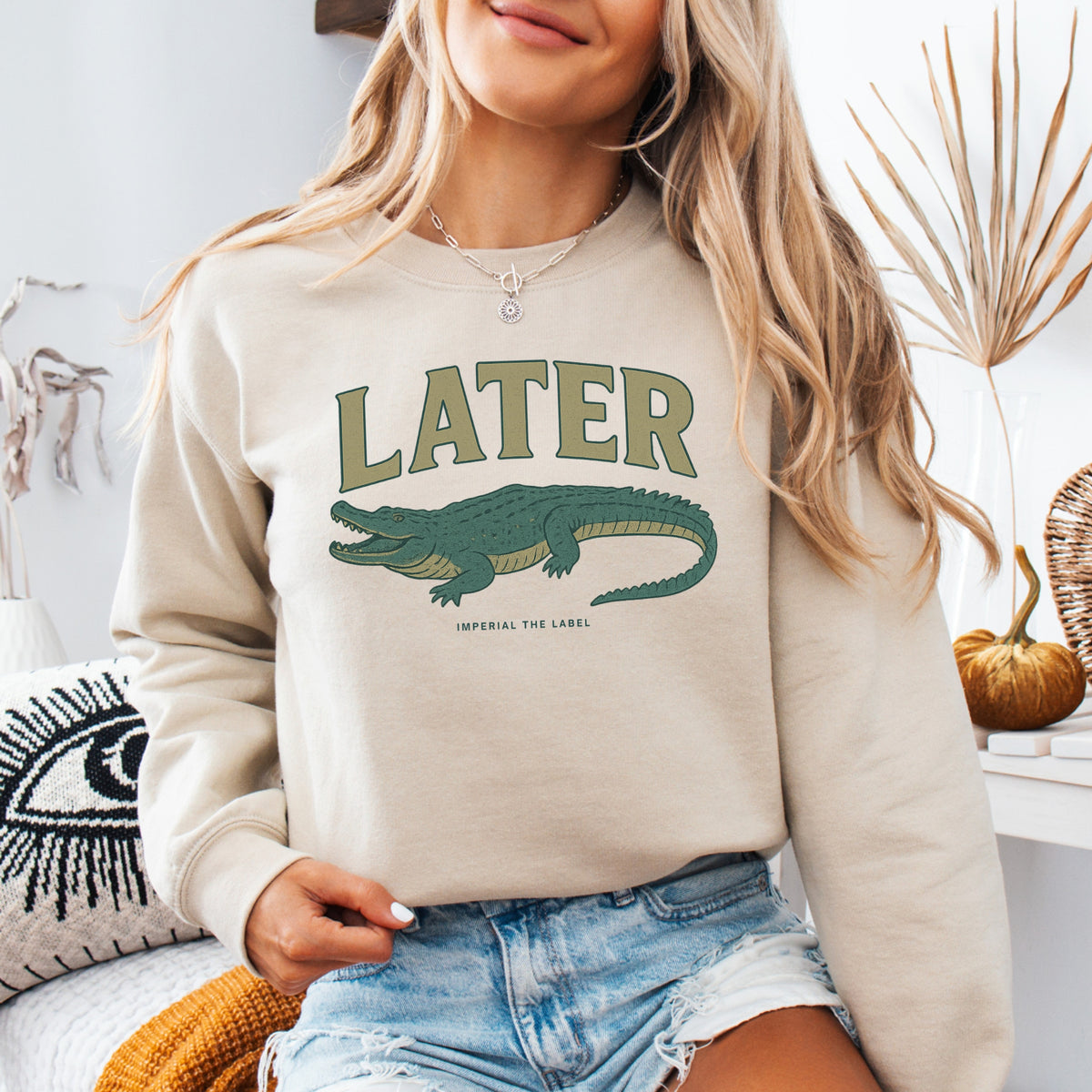 Later - Adult Crewneck Sweatshirt