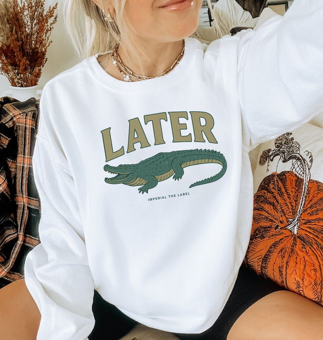 Later - Adult Crewneck Sweatshirt