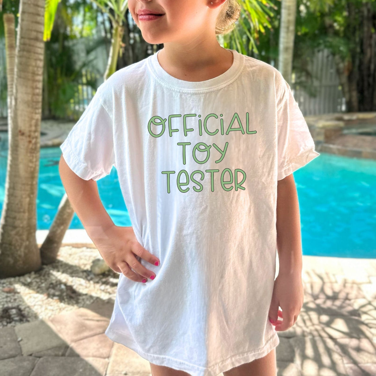 Official Toy Tester - Youth Comfort Colors Garment-Dyed Heavyweight T-Shirt