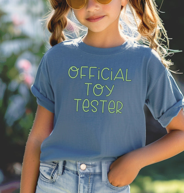 Official Toy Tester - Youth Comfort Colors Garment-Dyed Heavyweight T-Shirt