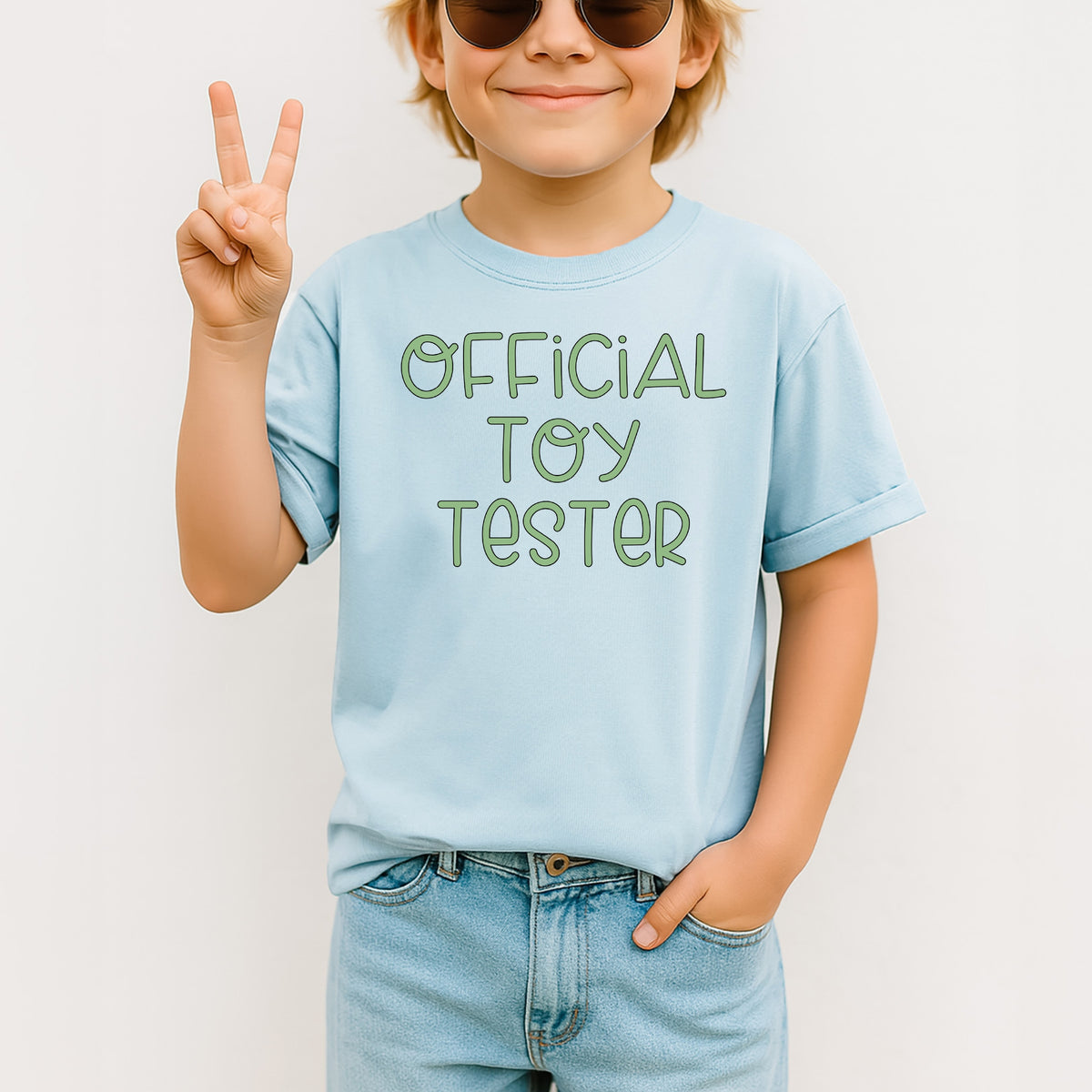 Official Toy Tester - Youth Comfort Colors Garment-Dyed Heavyweight T-Shirt