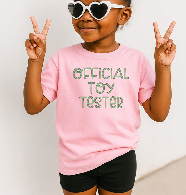 Official Toy Tester - Youth Comfort Colors Garment-Dyed Heavyweight T-Shirt