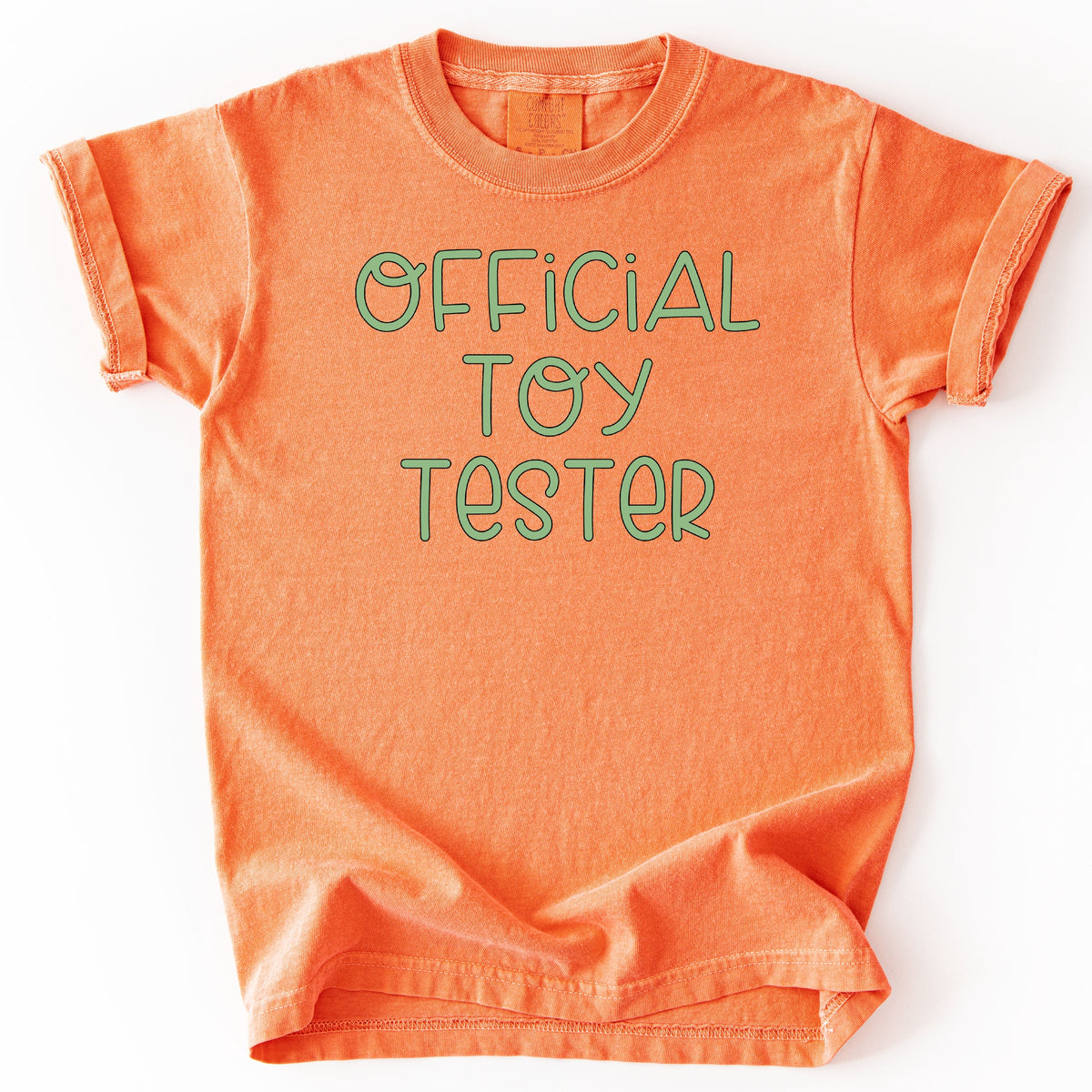 Official Toy Tester - Youth Comfort Colors Garment-Dyed Heavyweight T-Shirt