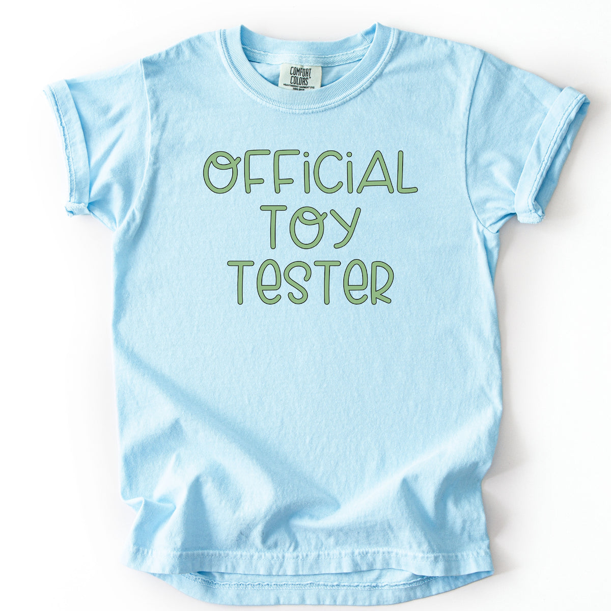 Official Toy Tester - Youth Comfort Colors Garment-Dyed Heavyweight T-Shirt
