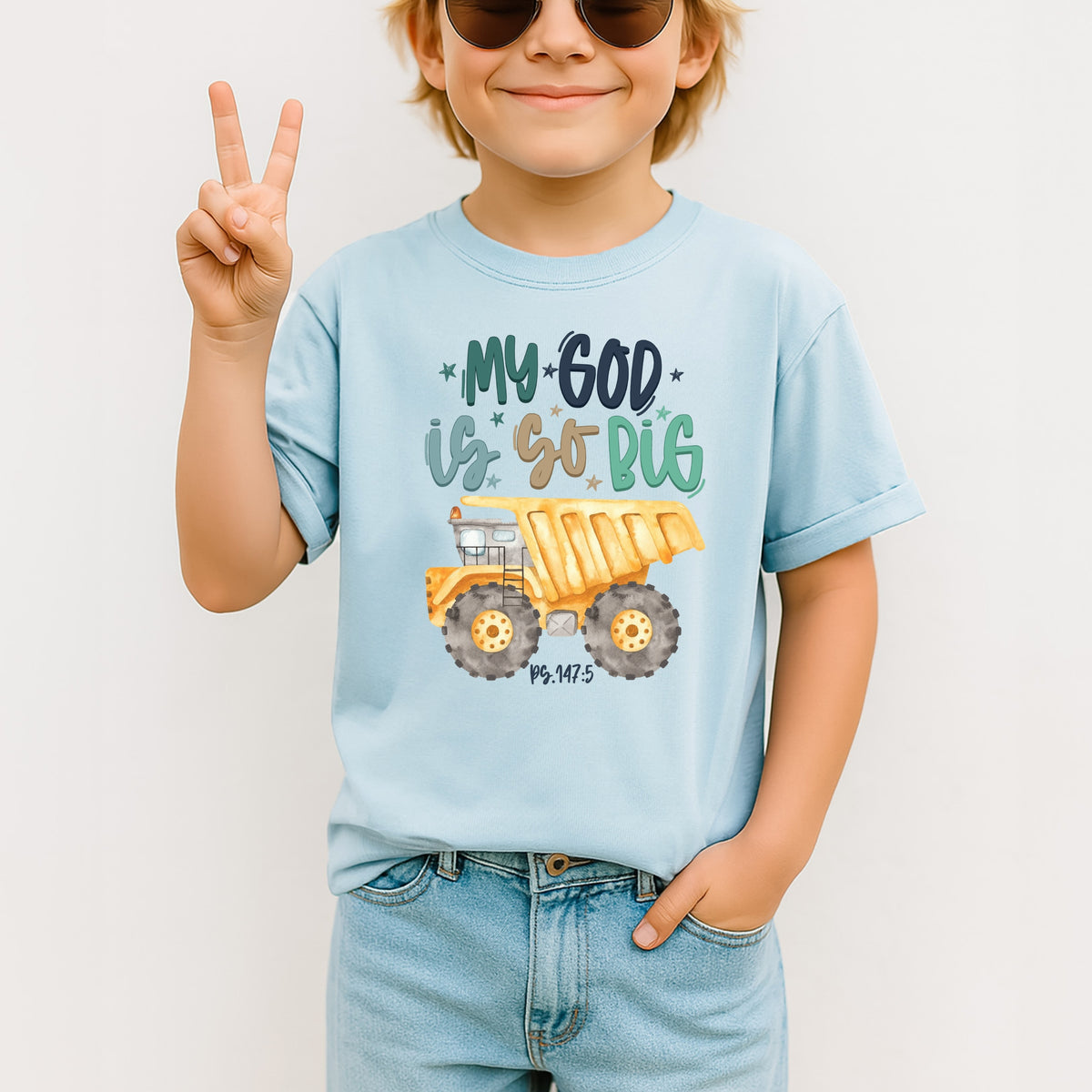 My God is So Big Kids - Youth Comfort Colors T-Shirt