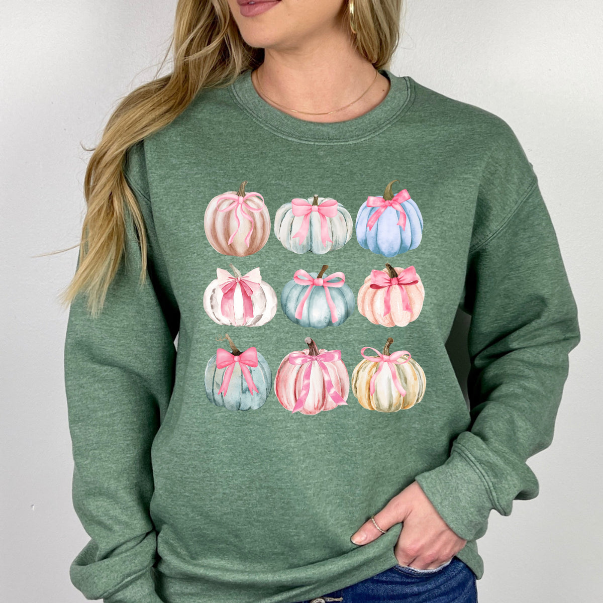 Coquette Pumpkins - Adult Crewneck Sweatshirt