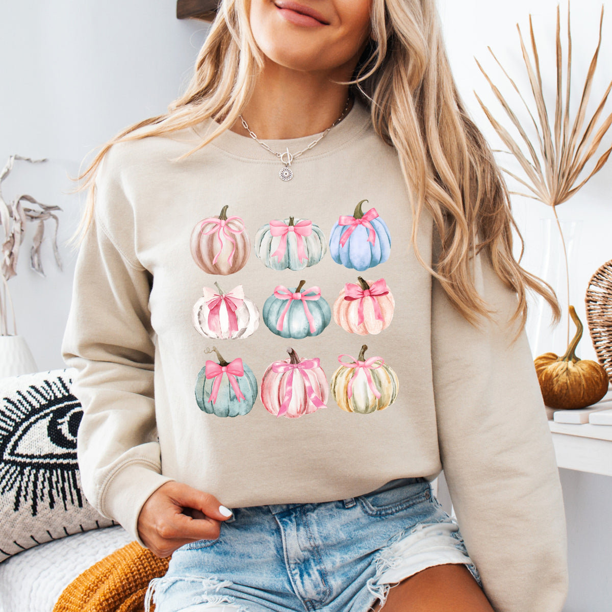 Coquette Pumpkins - Adult Crewneck Sweatshirt